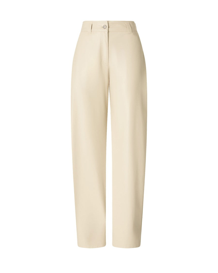 Pinko Balloon Pants With Soft Touch Leather Effect