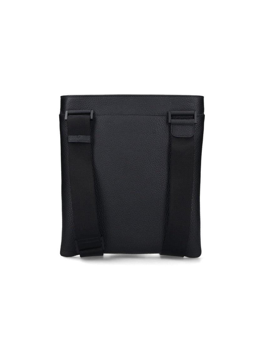 Ferragamo Logo Shoulder Bag – Black