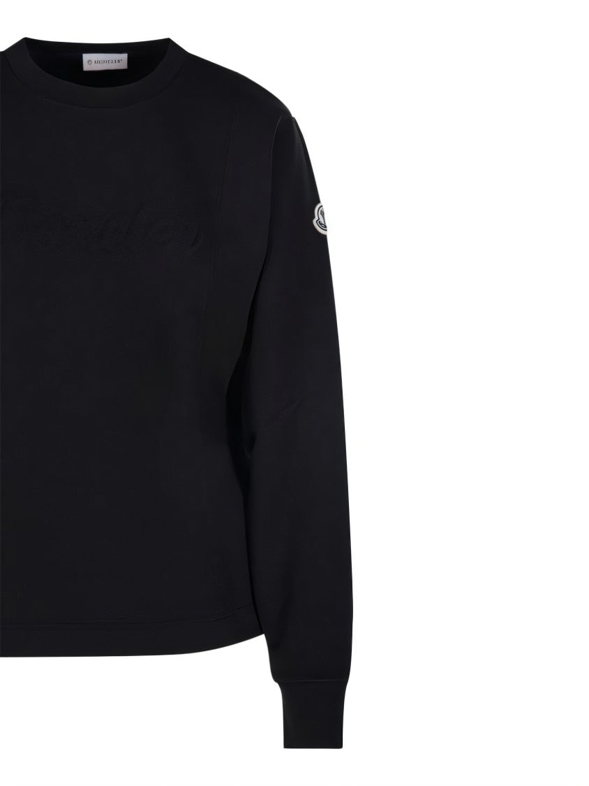 Moncler Long-Sleeve Top With Embossed Logo