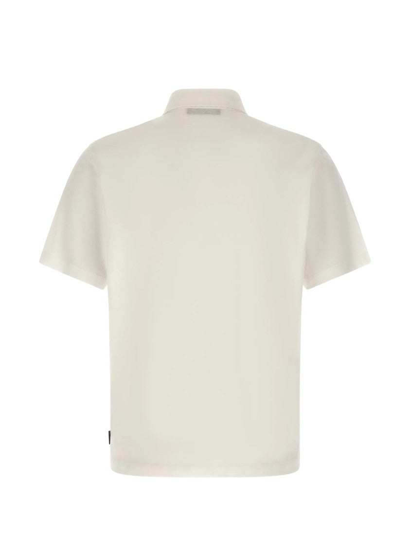 Zanone Lightweight Boxy Fit Cotton Polo Shirt