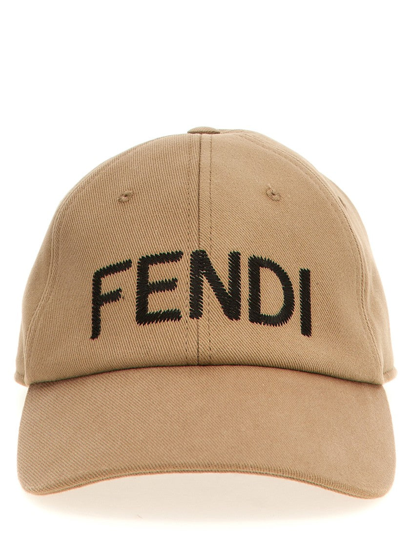 Fendi Cotton Canvas Cap
