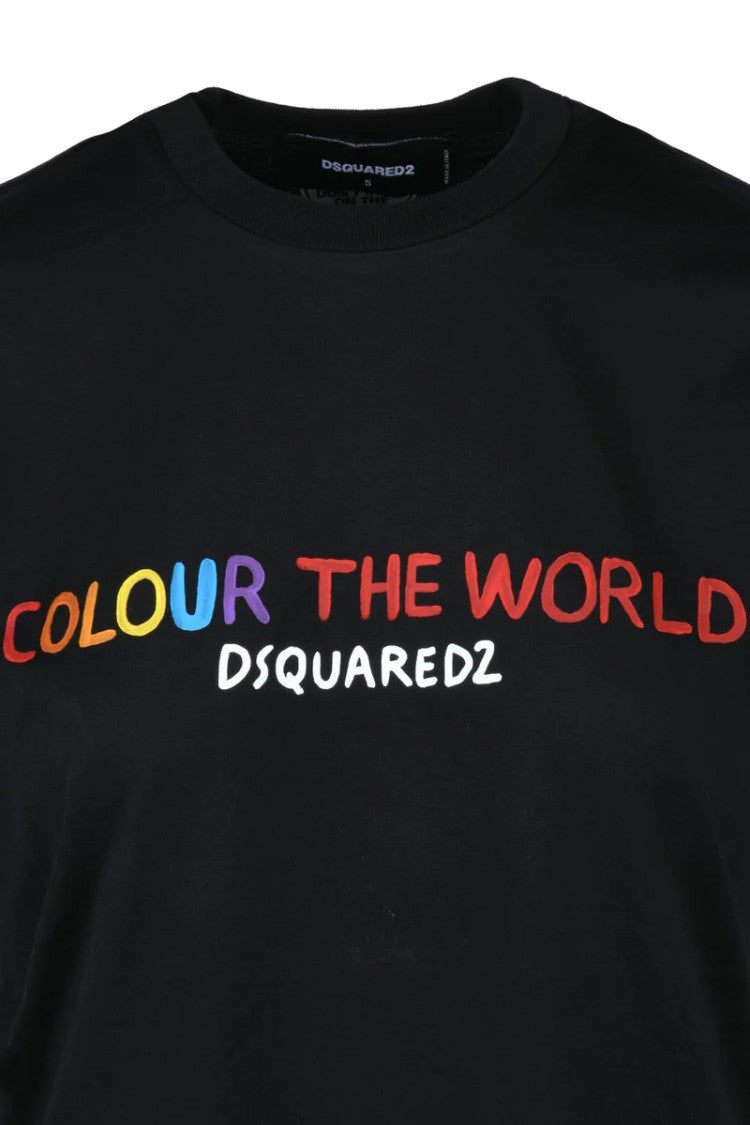 Dsquared2 Cotton T-Shirt - Black