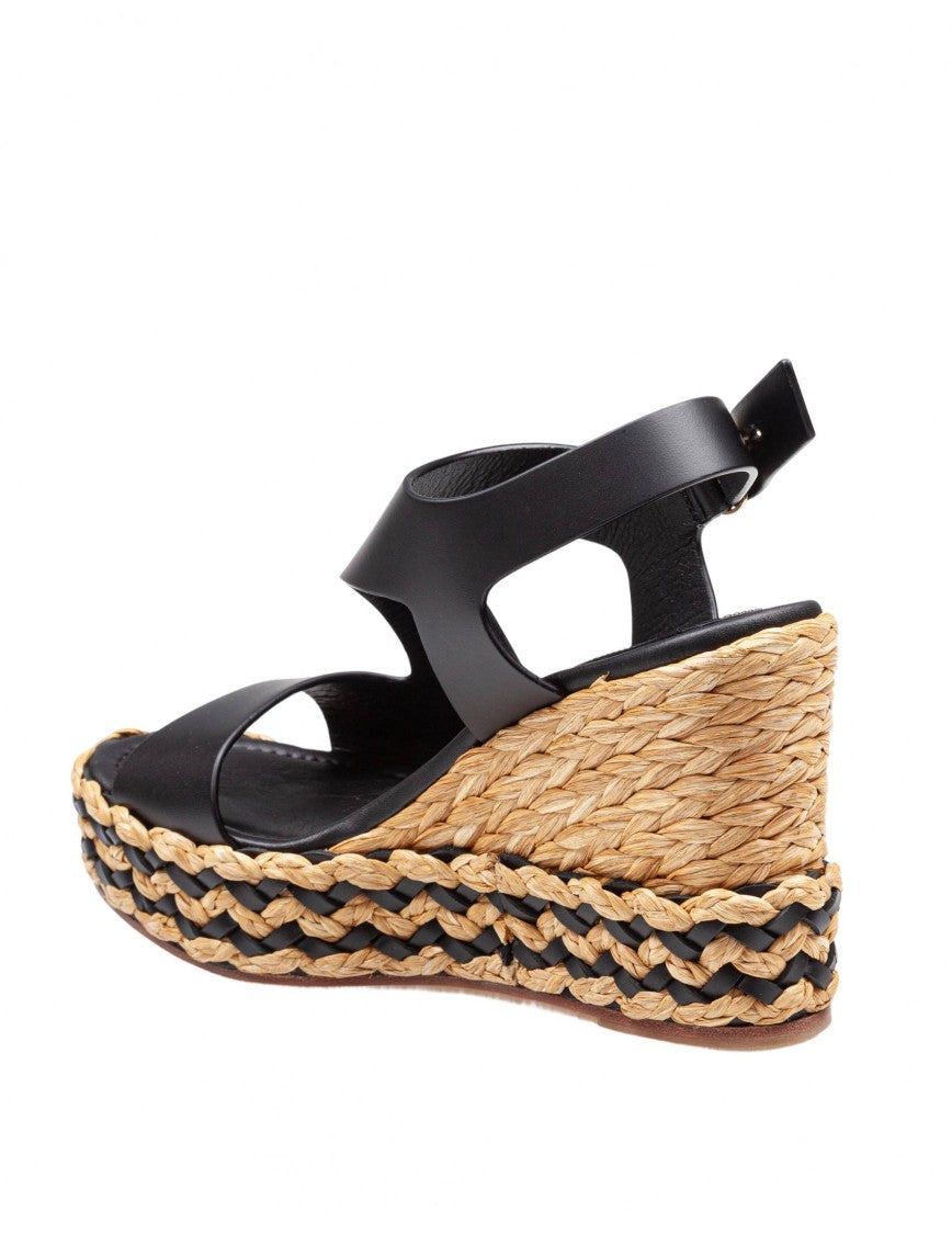 Paloma Barceló Maria Sandal In Black Leather