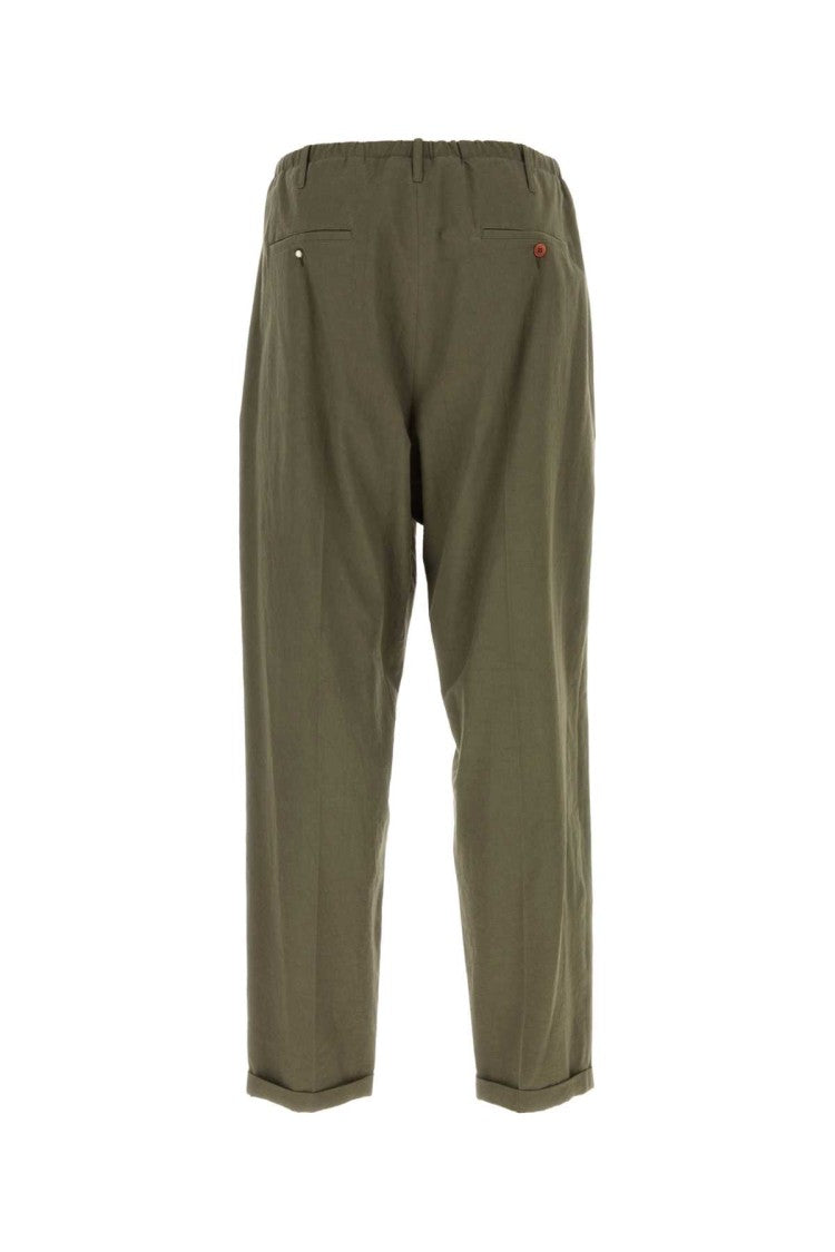 Magliano Army Green Cotton Pant