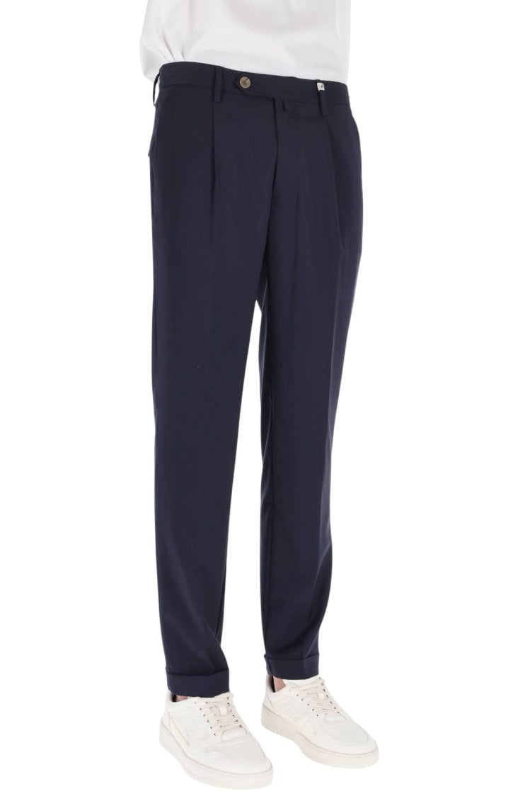 Myths Tailored Straight-Leg Trousers In Luxury Virgin Wool