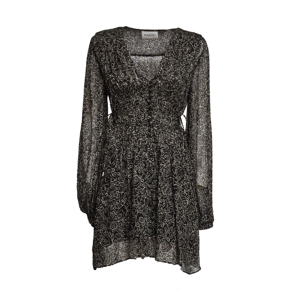 Isabel Marant Loriena Printed Chiffon Day Dress