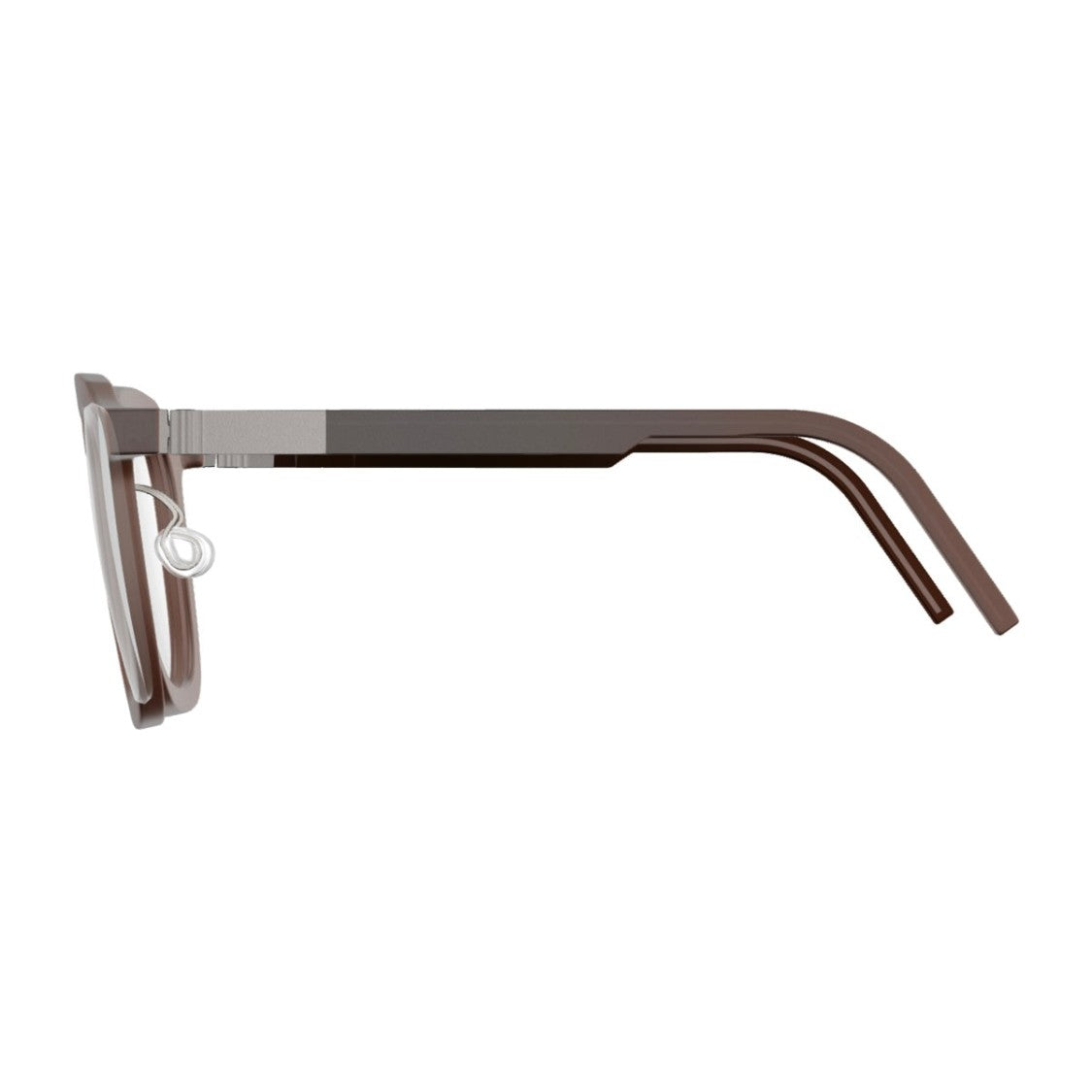 Lindberg Brown Acetanium Acetate Geometric Sunglasses