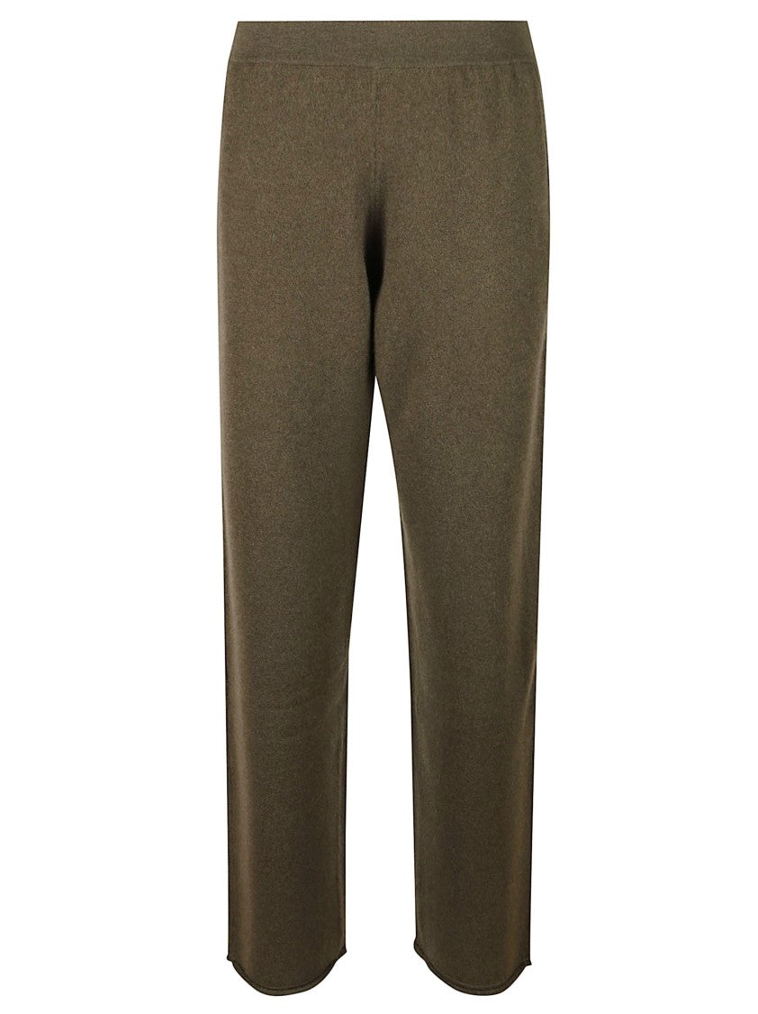 Sa Su Phi Brown Textured Track Pants With Relaxed Fit