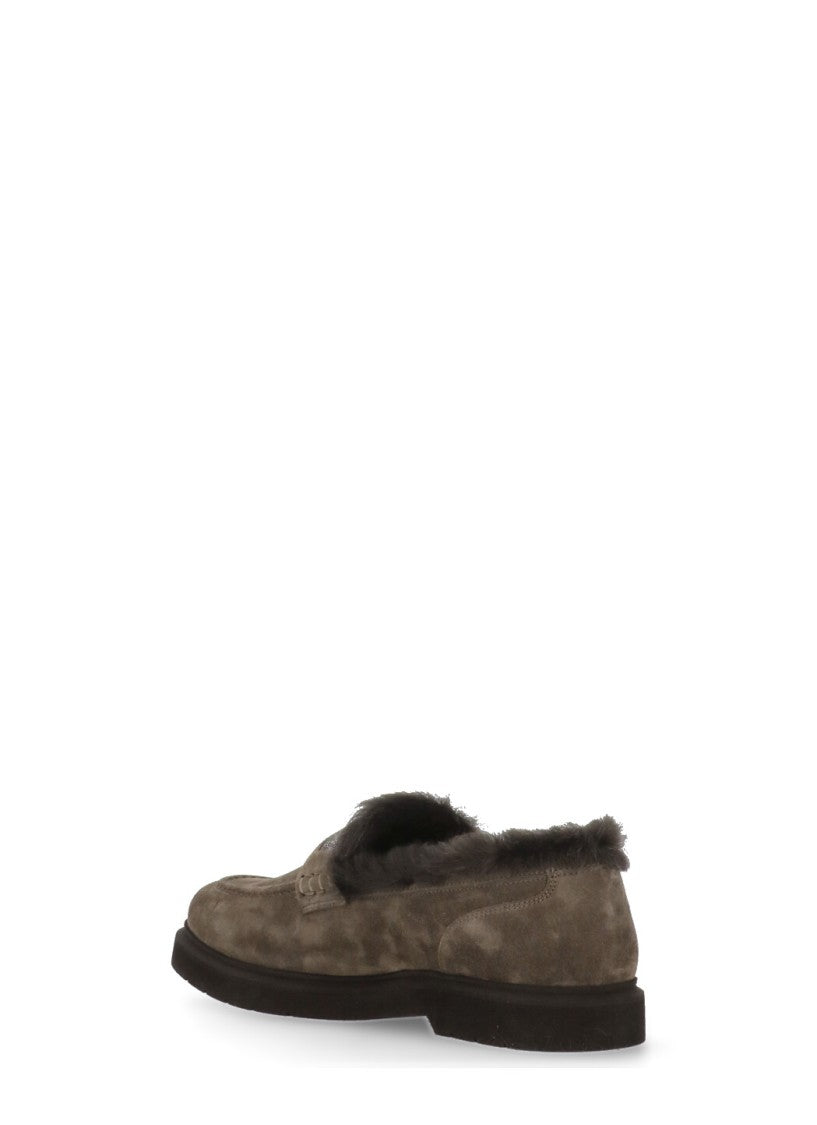 Brunello Cucinelli Leather Loafers