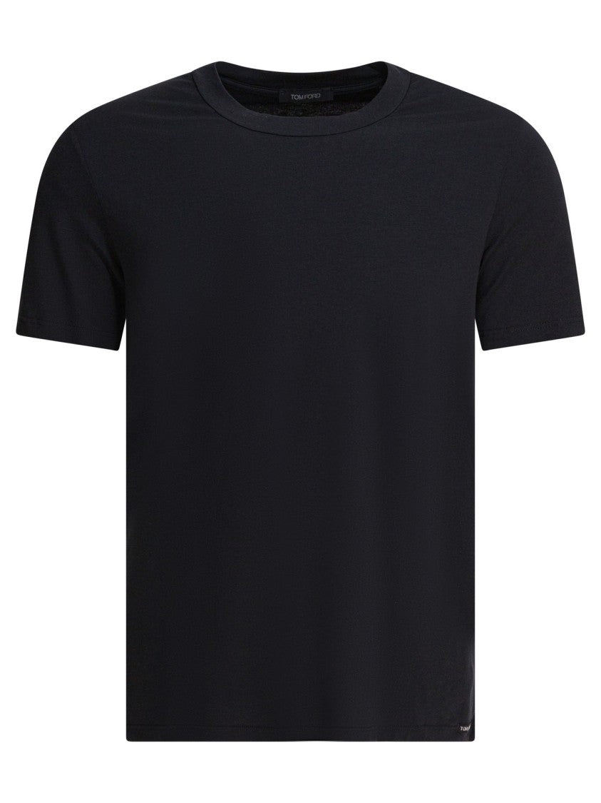 Tom Ford Crew-Neck T-Shirt With Subtle Logo And Design