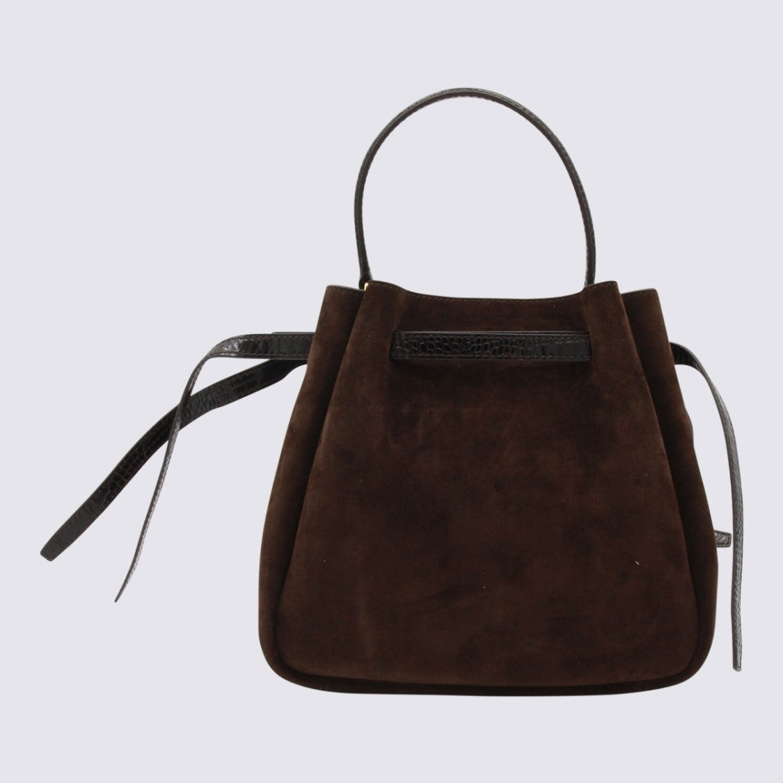 Tory Burch Structured Suede Handbag