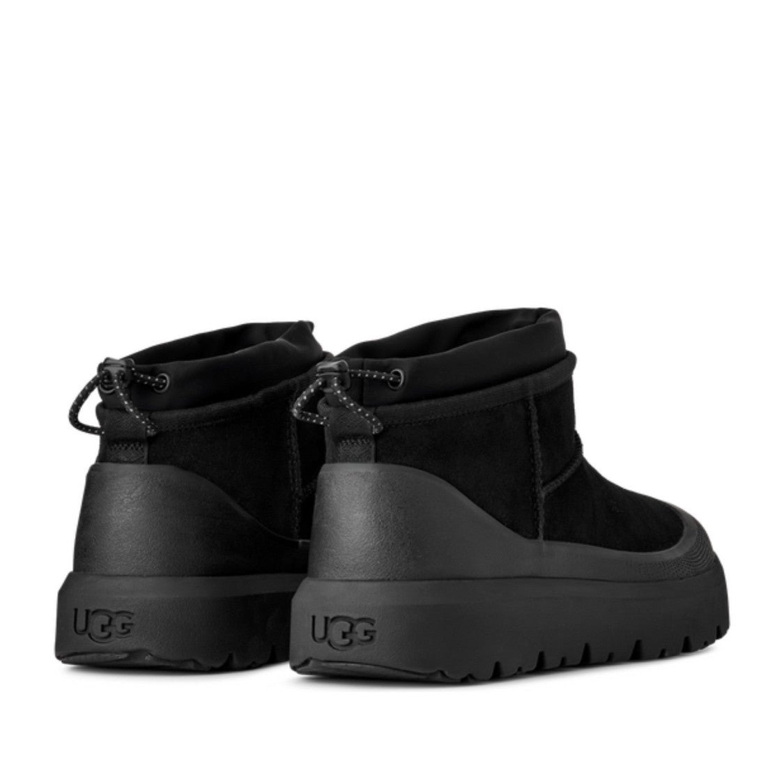 Ugg Black Classic Ultra Mini Suede Boots