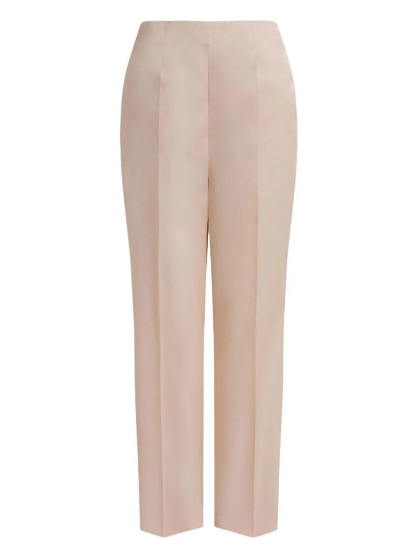 Alberta Ferretti Tailored Organza Pants With High Waist