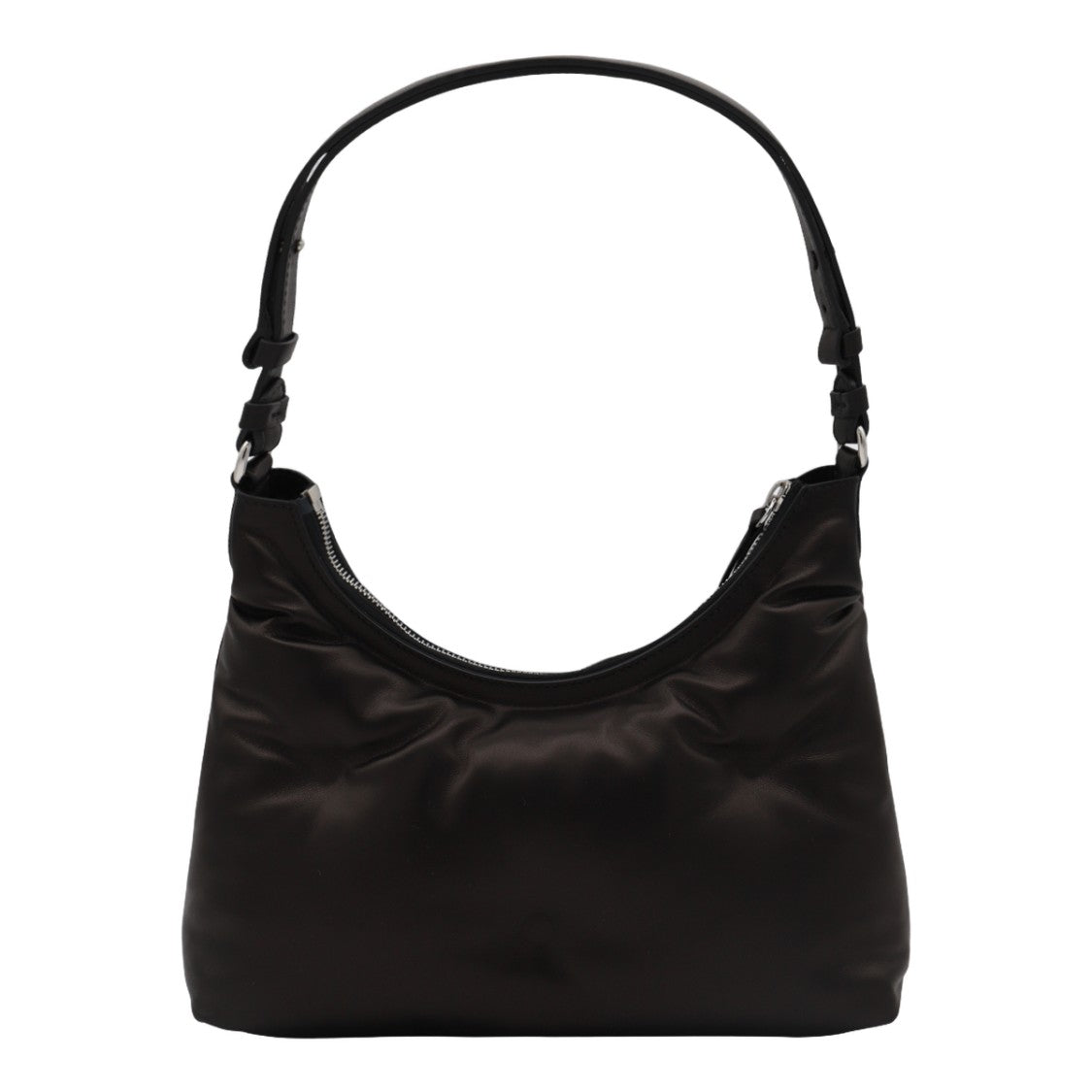 Maison Margiela Contemporary Black Shoulder Bag With Adjustable Strap