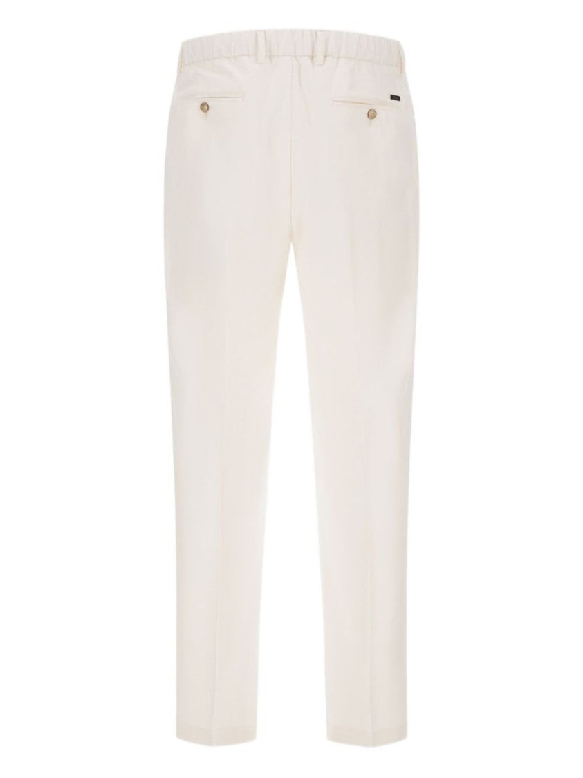 Herno Cashmere-Silk Trousers With Drawstring Waist