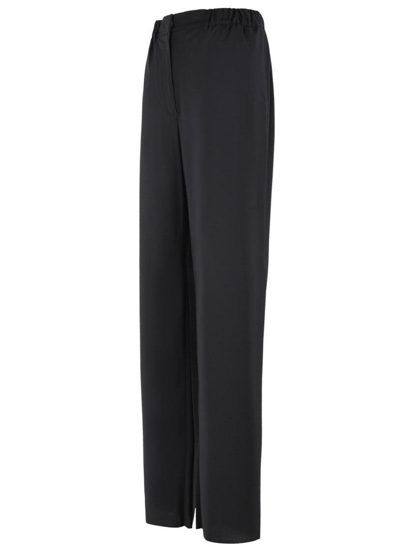 Max Mara 'Editto' Black Virgin Wool Pants