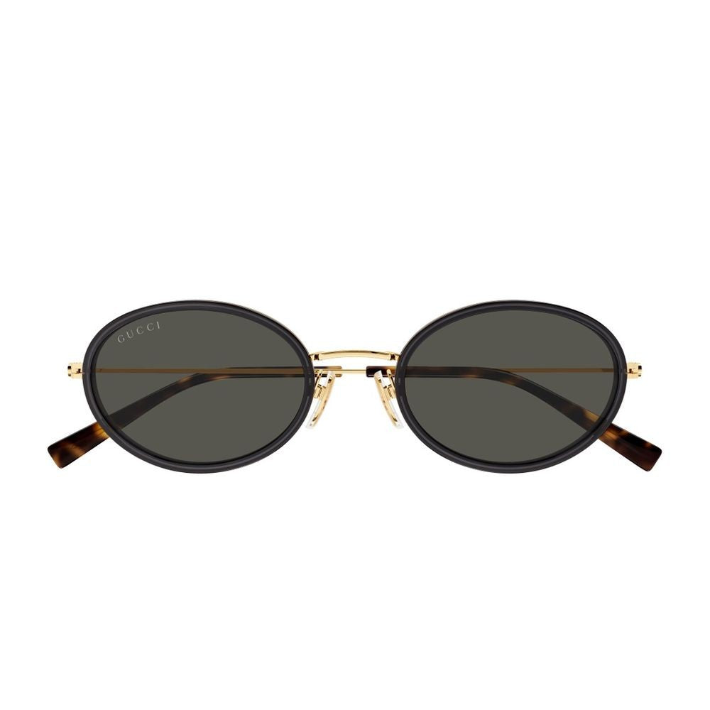 Gucci Gg1980s Emblem Line Slim Oval Sunglasses