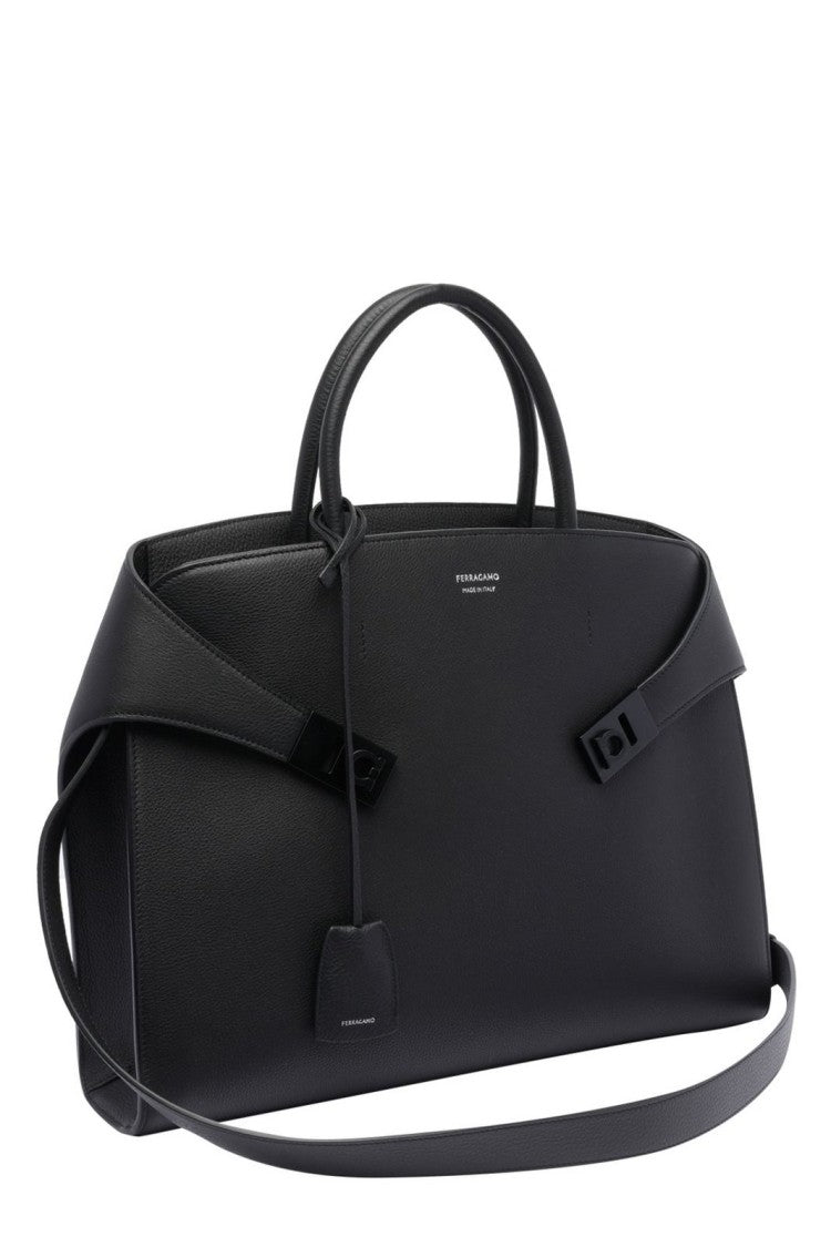 Ferragamo Hug Work Bag – Black