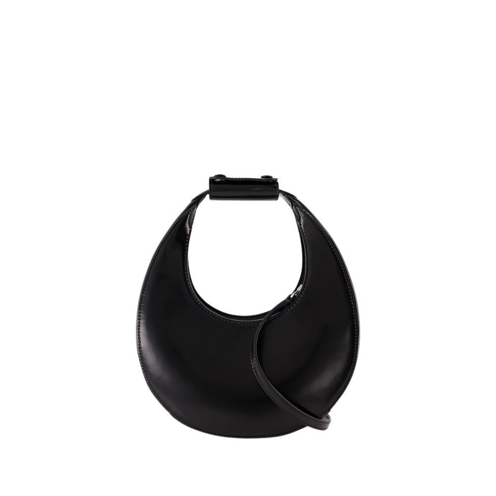 Staud Mini Moon Bag - Leather - Black