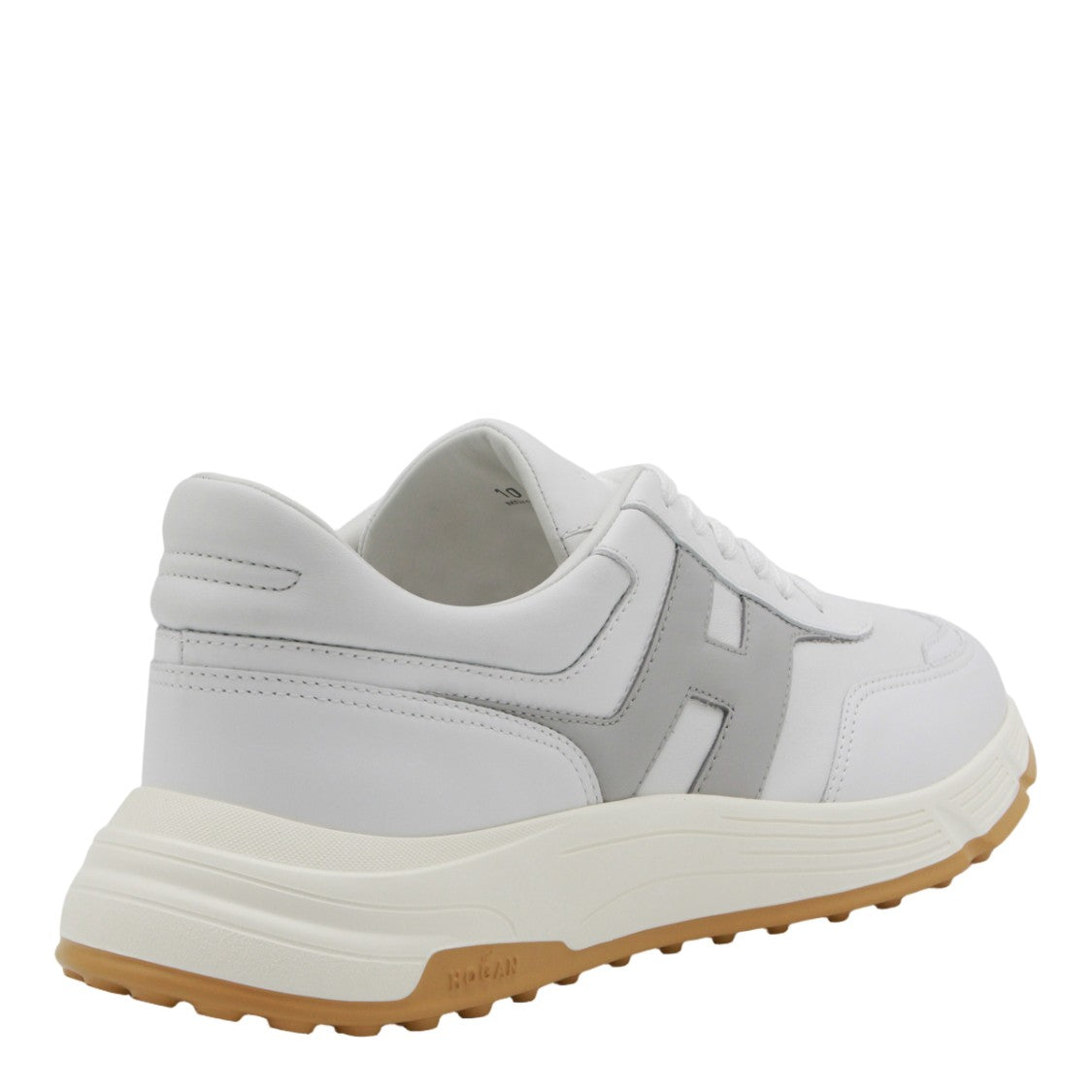 Hogan Sole Sneakers With Textured Gum Outsole