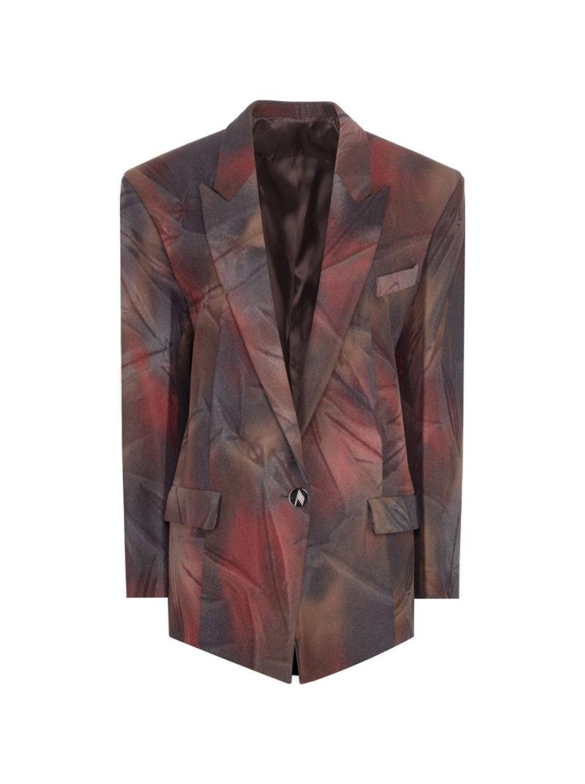 The Attico Glen Short Blazer Coat