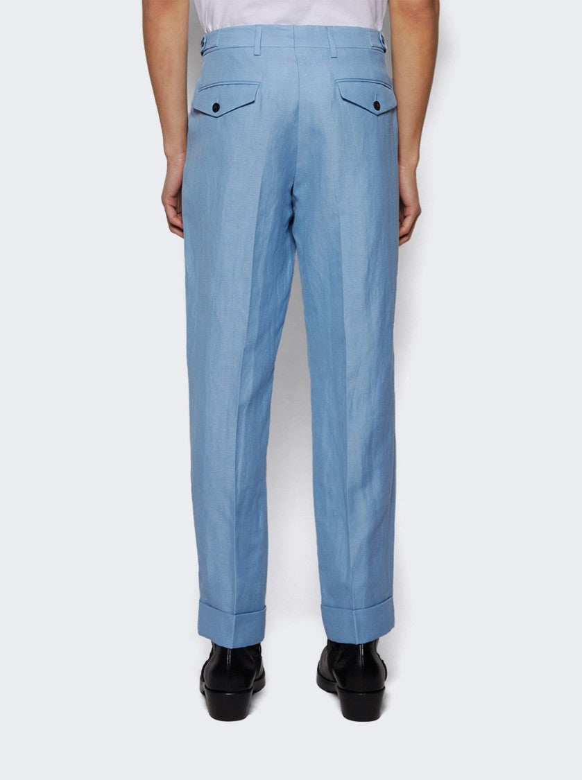 Dries Van Noten Philip Pants Light Blue