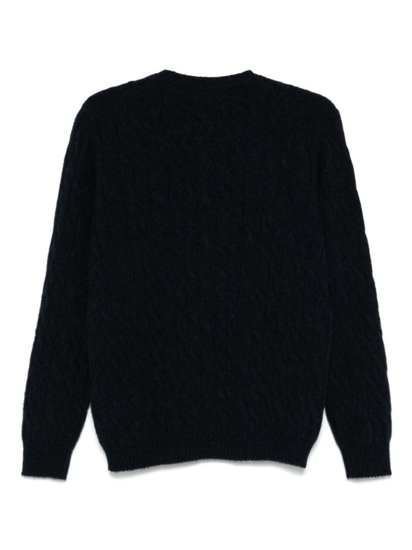 Boglioli Navy Blue Cashmere Sweater