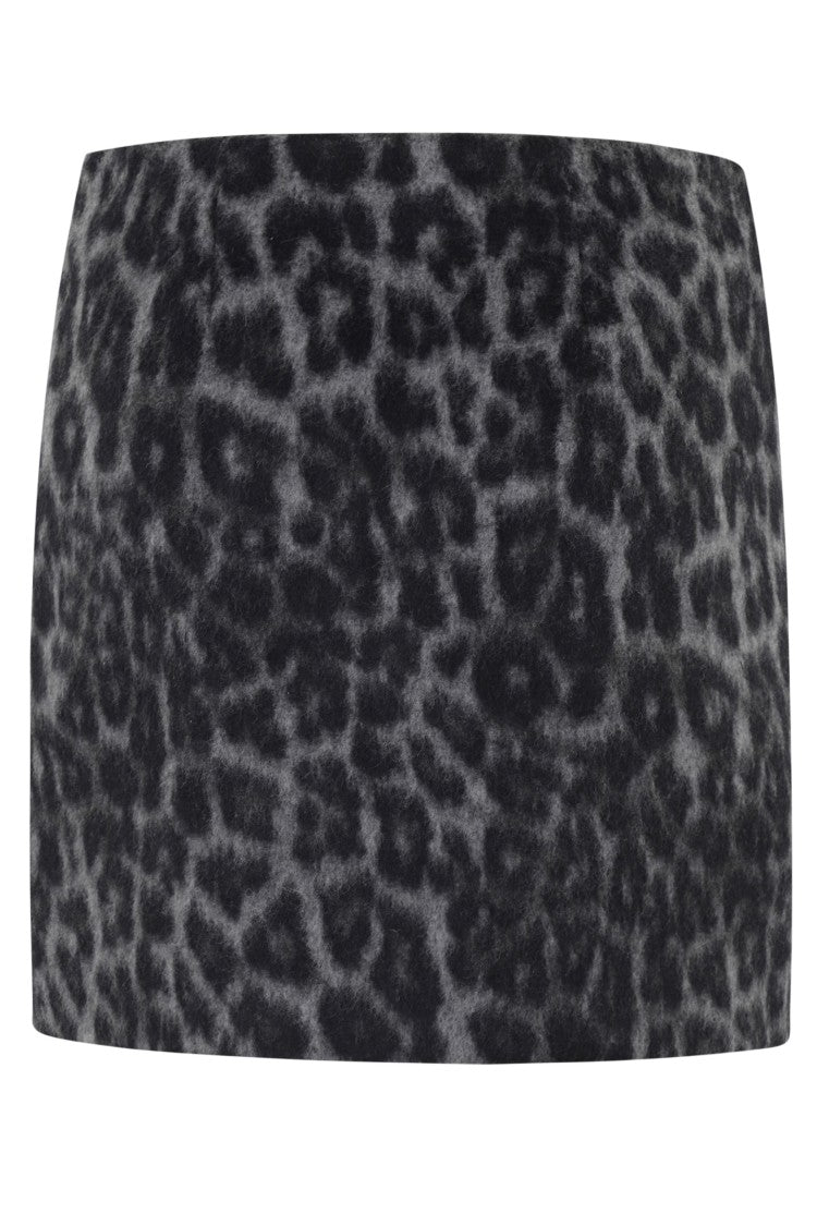 Federica Tosi Miniskirt In Spotted Wool