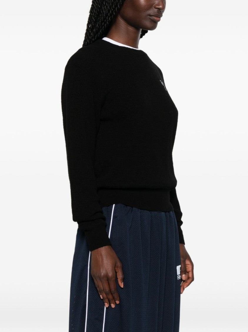 Kenzo Black Crew Neck Knit Sweater