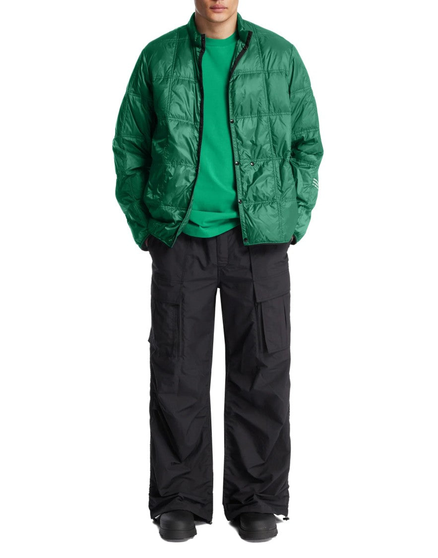 Moncler Quilted Dark Green Down Jacket