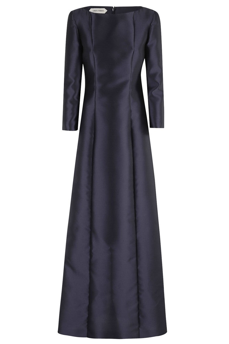 Alberta Ferretti Miakdo Blue Midi Dress