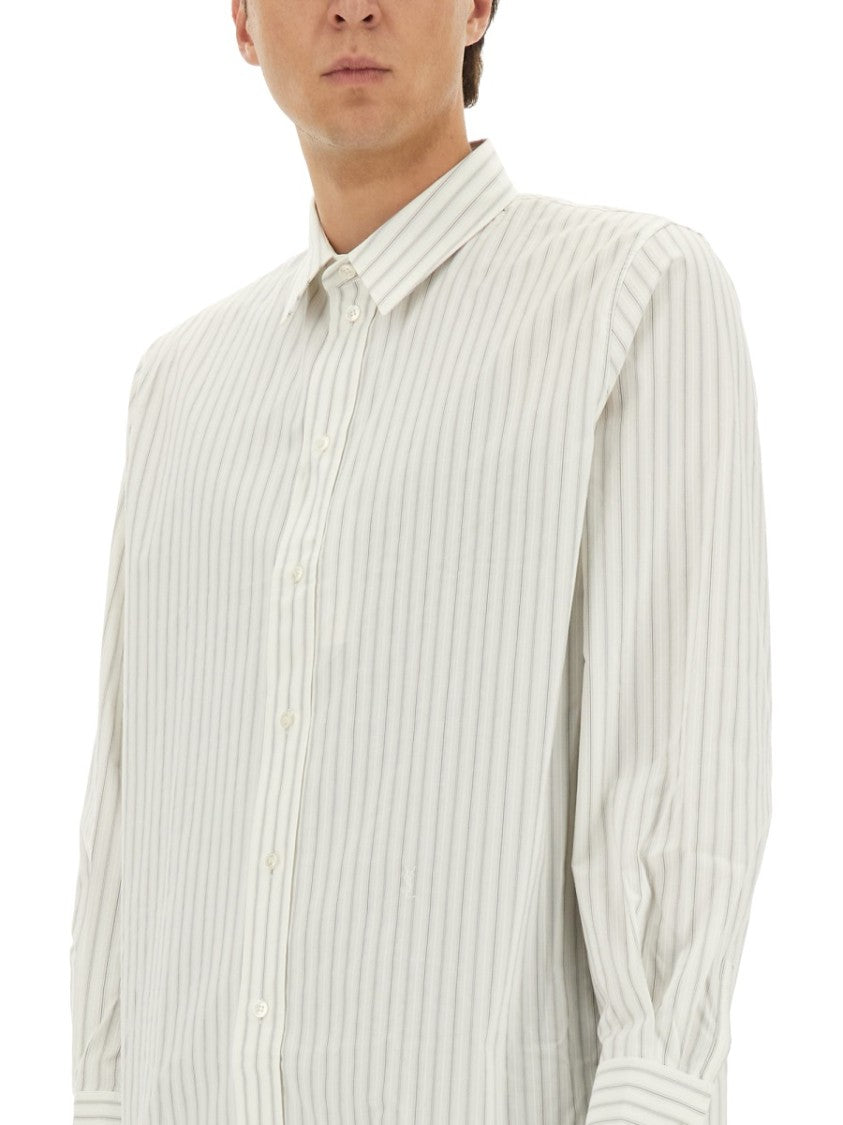 Saint Laurent Cassandre Striped Shirt