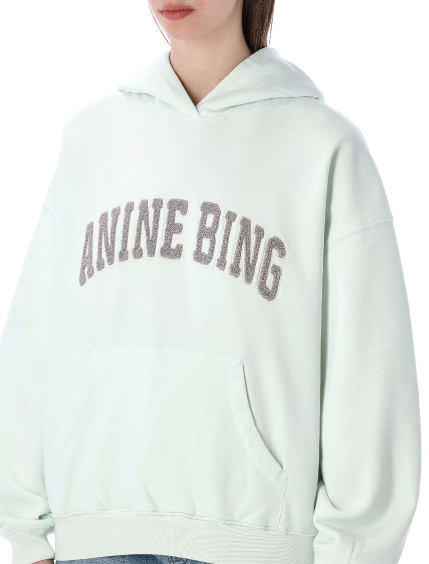 Anine Bing Harvey Oversized Vintage Logo Hoodie