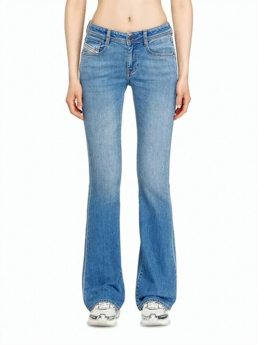 Diesel Bootcut Denim Jeans With Mid-Rise Waist