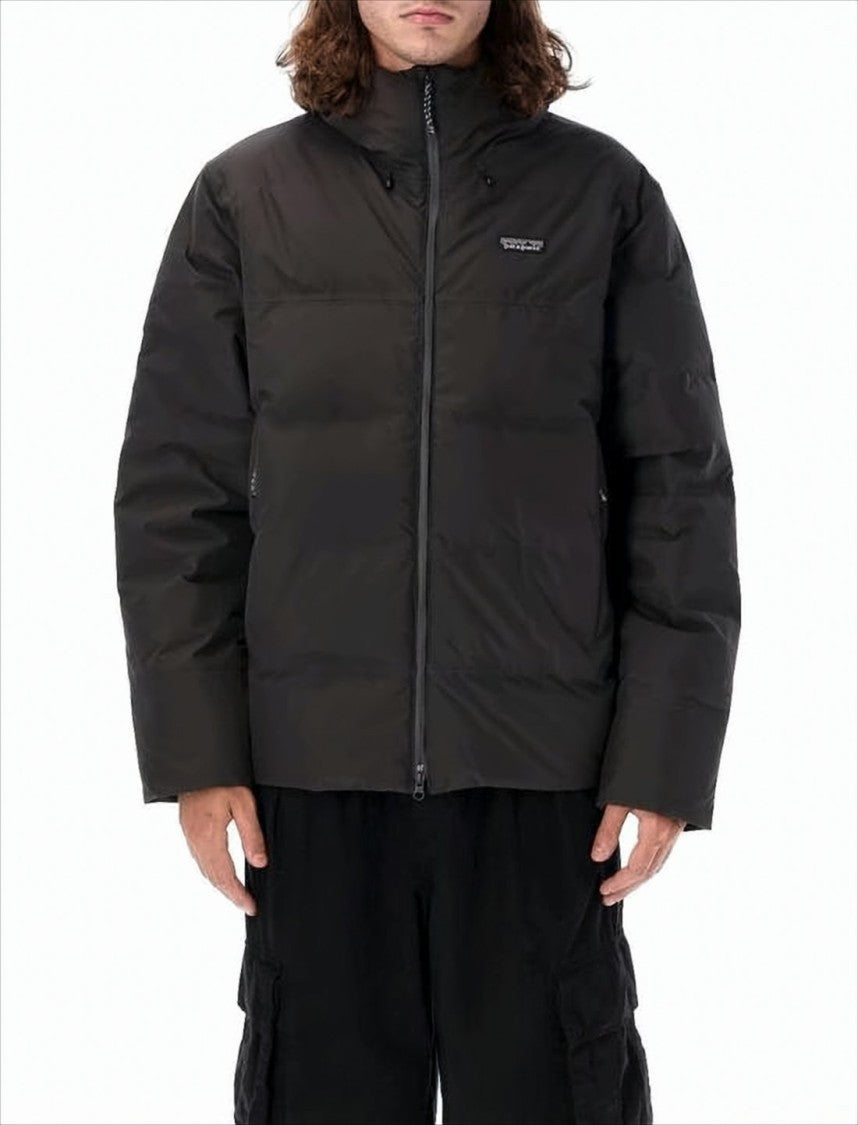 Patagonia Quilted Down Padded Jacket With High Collar
