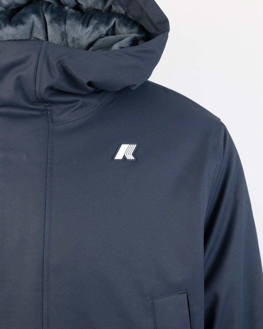 K-Way Jarno Twill Marmot Blue Jacket
