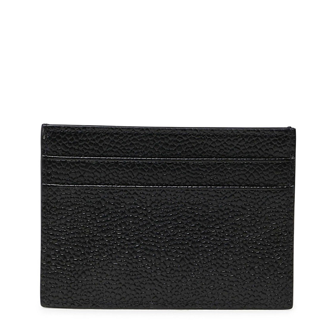 Thom Browne Textured Black Leather Card Holder