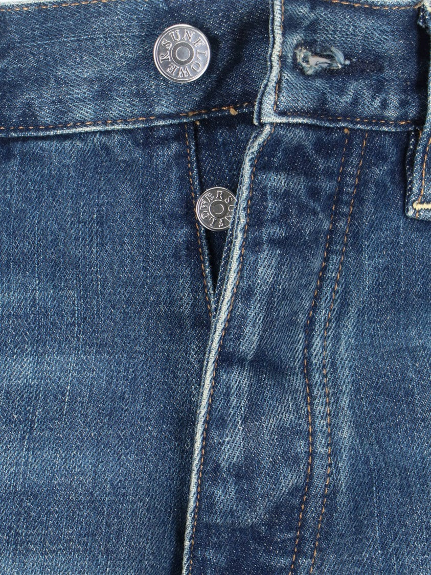 Sunflower Straight-Cut Denim Jeans With Traditional Five-Pocket Design