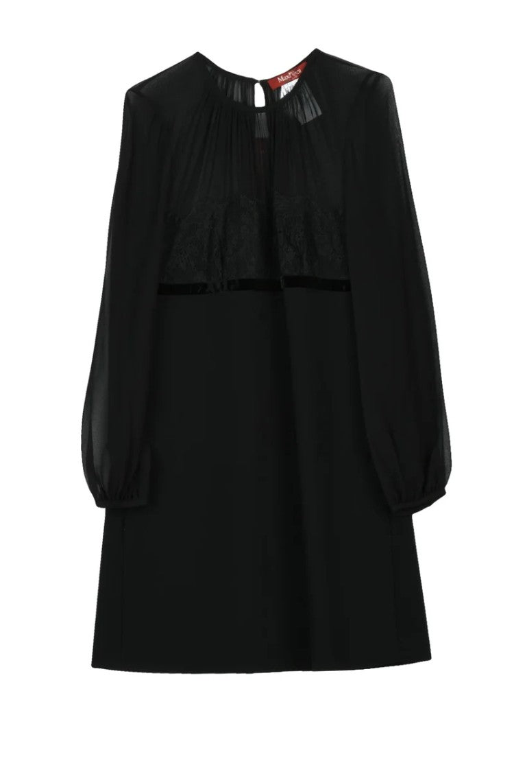 Max Mara Jader Silk Dress - Black