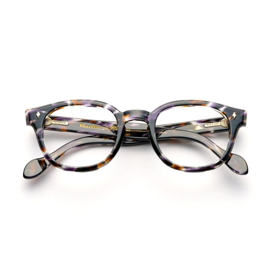 Kador Tortoiseshell Jolly Femme-V/49 Cat-Eye Round Sunglasses