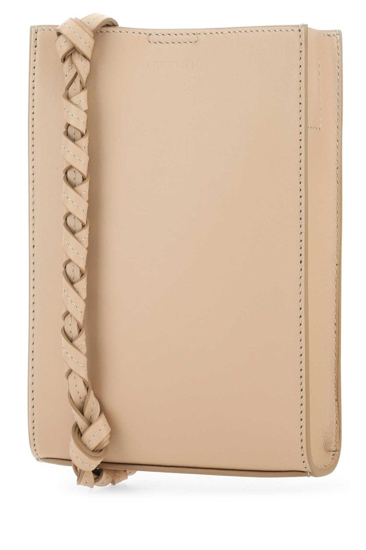 Jil Sander Skin Pink Leather Small Tangle Shoulder Bag