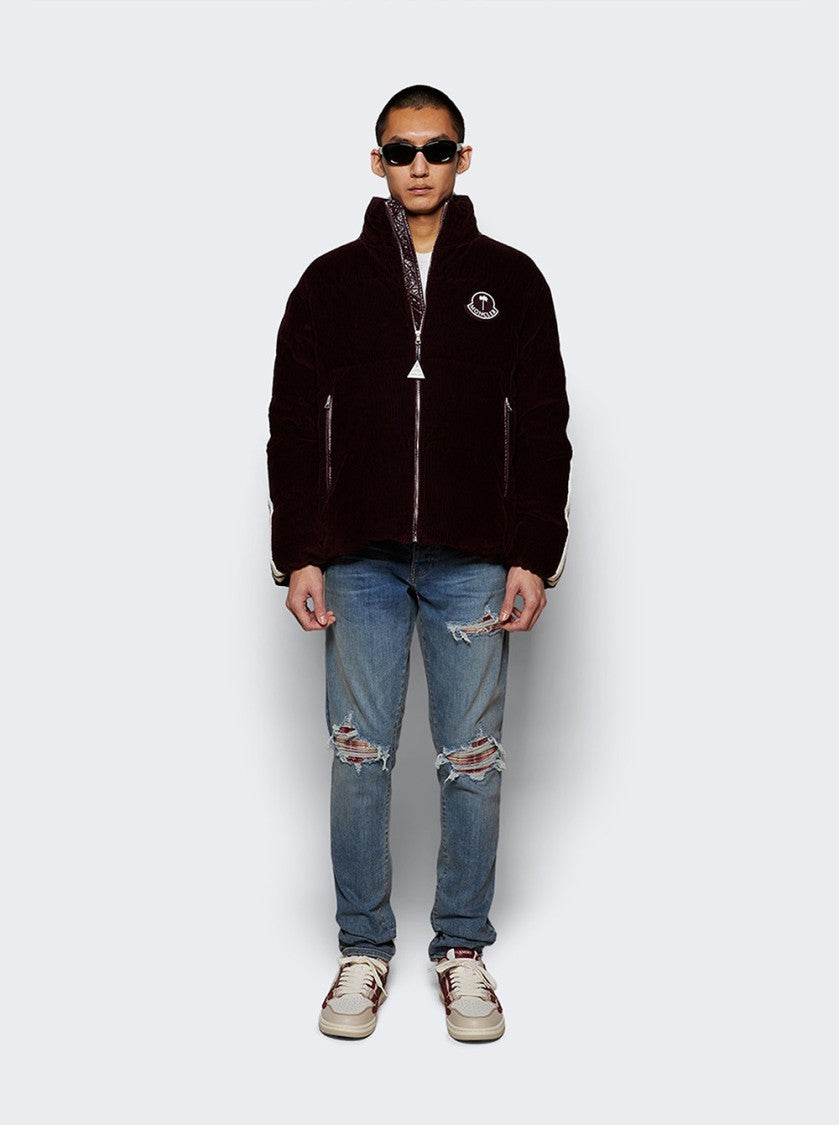 Amiri Varsity Skel Top Low Sneakers Deep Red