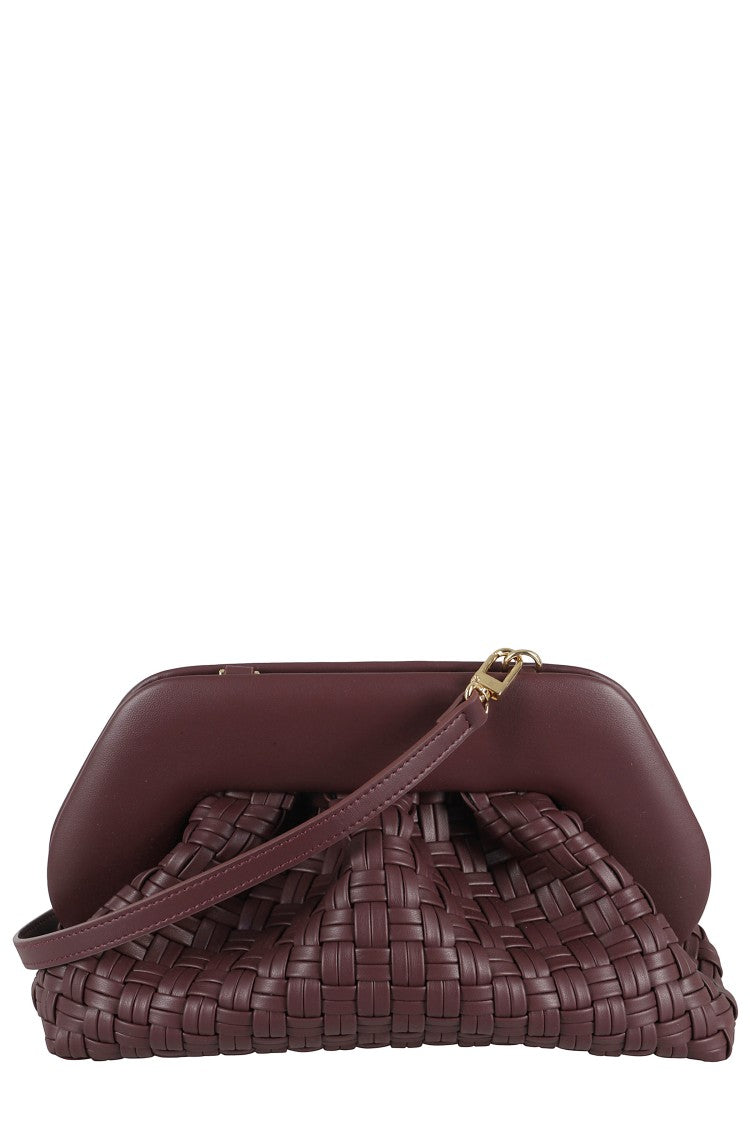 Themoirè Woven Micro Bag With Structured Frame