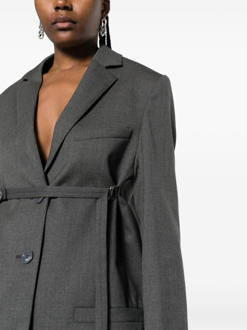 Courrèges Tailored Belted Blazer