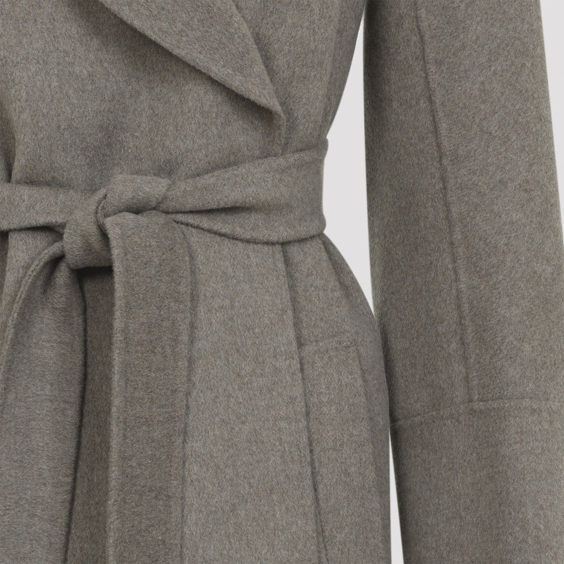 Max Mara Nude & Neutrals Virgin Wool Coat