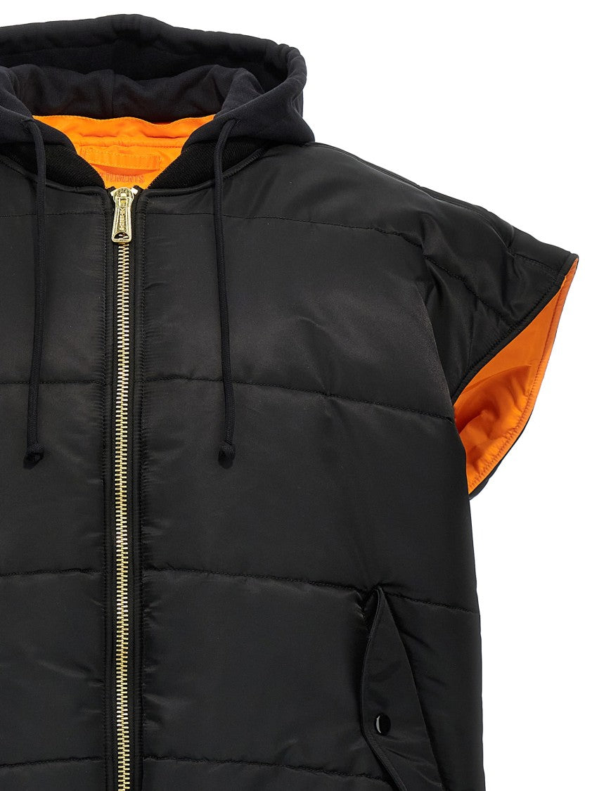 Vetements Reversible Quilted Nylon Taffeta Vest