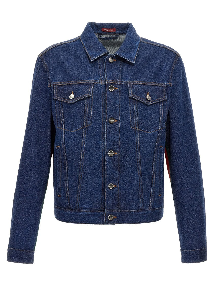 Gucci Blue Cotton Denim Jacket