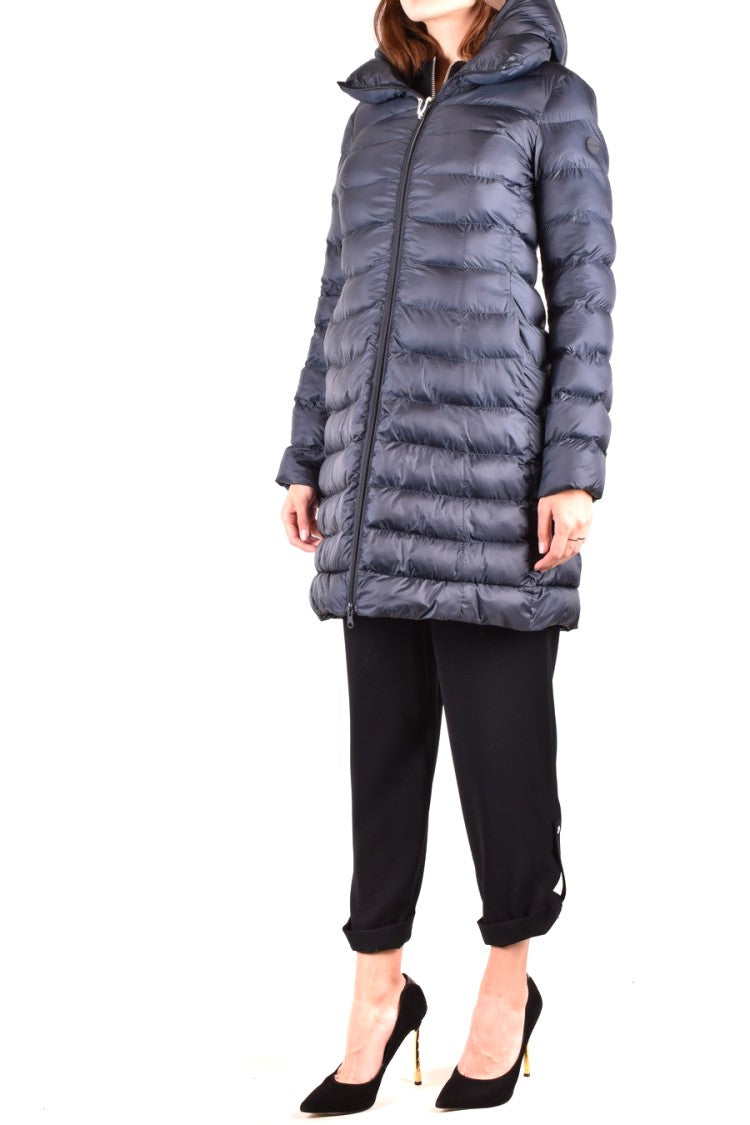 Geospirit Quilted Blue Geospirit Jacket With Hood