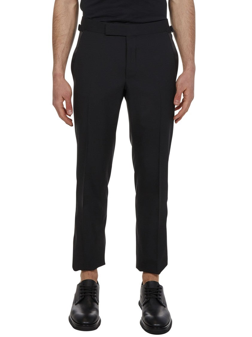 Tom Ford Black Wool And Silk Satin Dress Suit