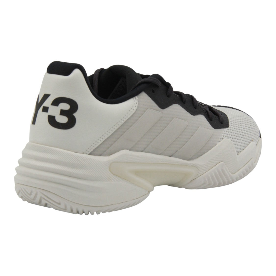 Y-3 Light Grey And Black Accented Modern Sneakers